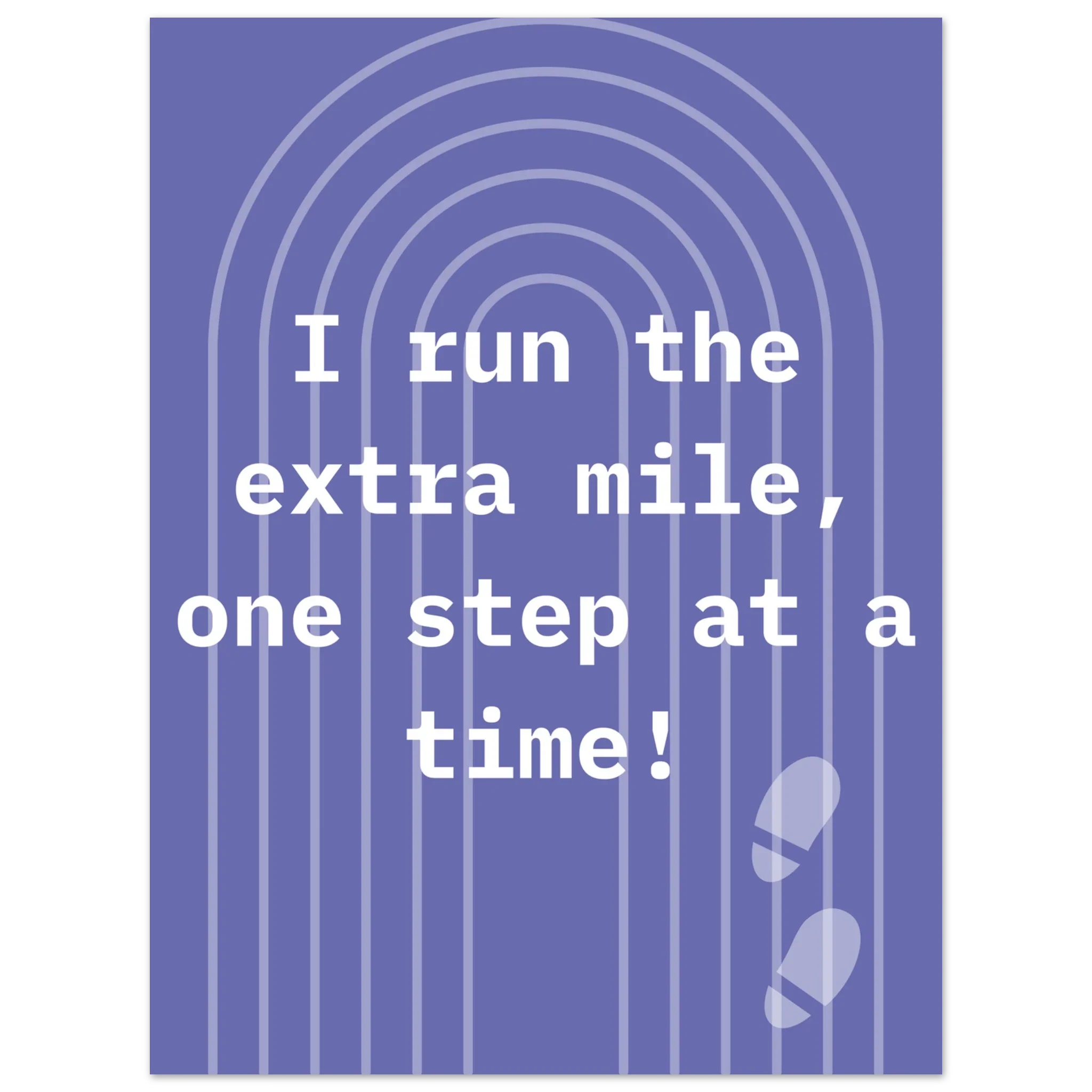 I run the extra mile