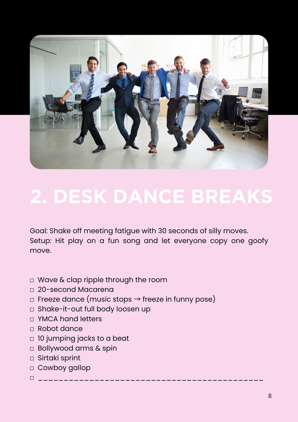 3. Gezonde Zaken - Stap Vooruit! – Fun Reminder voor Meer Beweging op het Werk