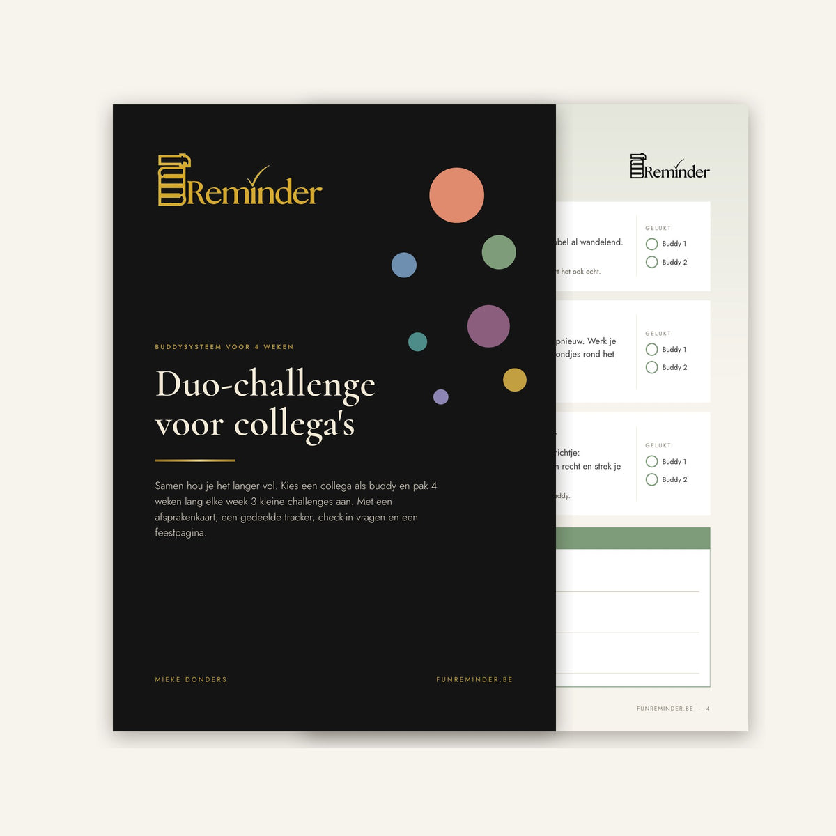 Buddy Challenge for Colleagues, digital download by Fun Reminder