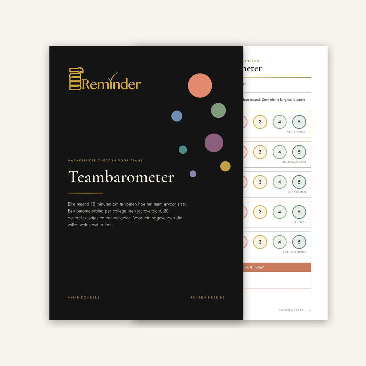 Team Wellbeing Barometer, digital download by Fun Reminder